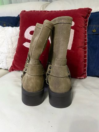 Botines Zara ante marrón T.35