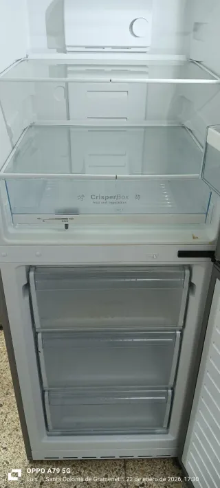 Nevera Combi Bosch Acero Inoxidable No Frost