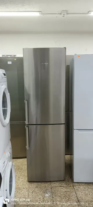 Nevera Combi Bosch Acero Inoxidable No Frost