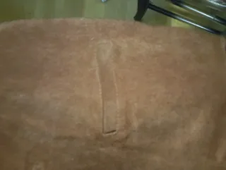 Gilet in vera pelle marrone