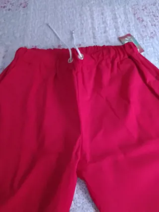 Lote 2 Pantalones Vaqueros y Rojo