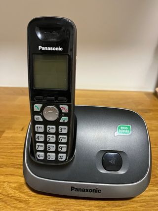 Teléfono Inalámbrico Panasonic Negro/Gris