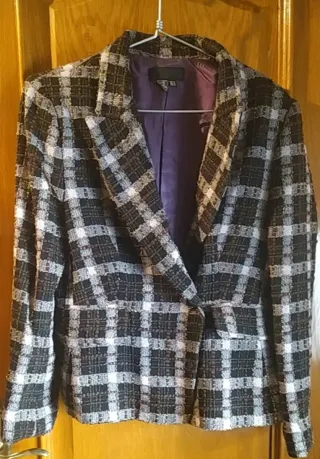 Americana Zara Mujer Cuadros