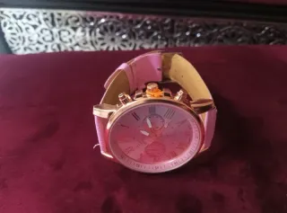 Reloj de mujer con diamantes oro y rosa
