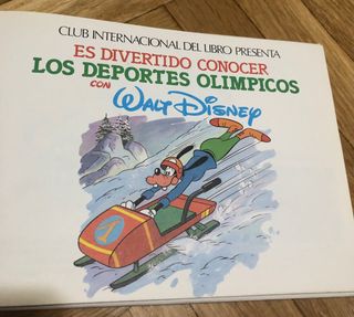 Los deportes olímpicos Disney Goofy Donald