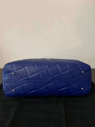 Bolso Purificación García Azul Piel