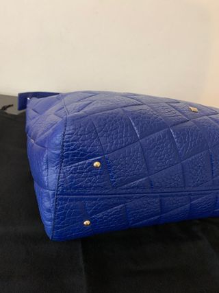 Bolso Purificación García Azul Piel