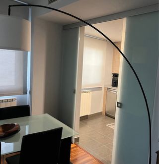 Puerta corredera cristal 2 hojas