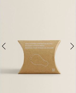 Anillas Cortina Baño Metal Zara Home. A ESTRENAR