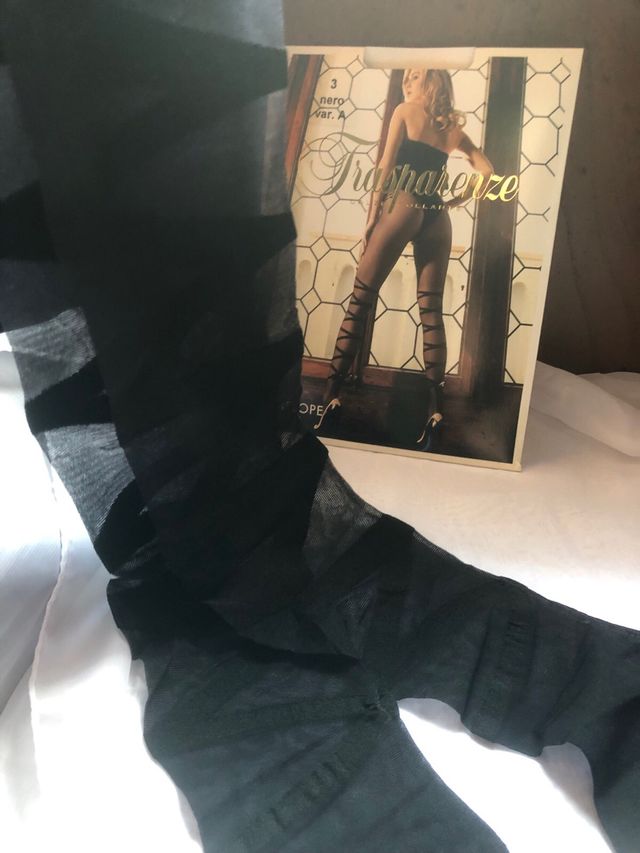 Panty Trasparenze Penelope Talla 3 Negro.