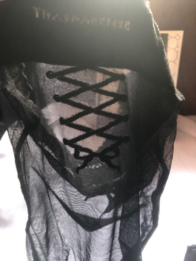 Panty Trasparenze Penelope Talla 3 Negro.