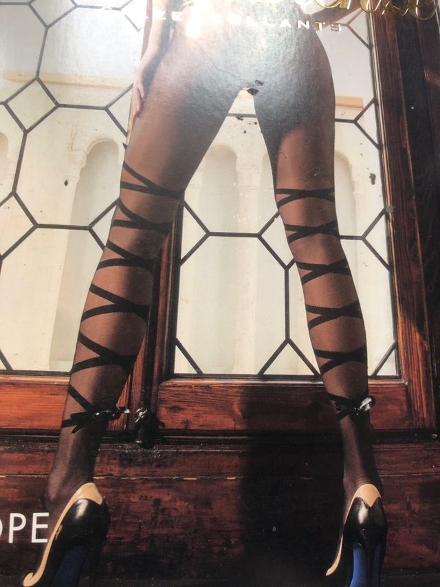 Panty Trasparenze Penelope Talla 3 Negro.