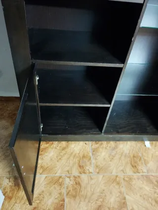 Muebles de comedor marrón wengue