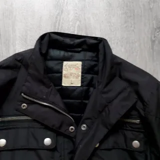 Chaquetón negro mujer