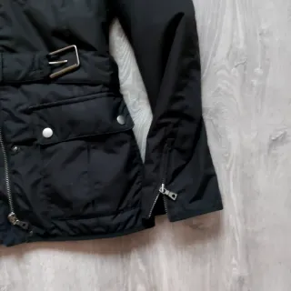 Chaquetón negro mujer