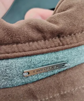 Chaleco reversible Cortefiel Negro/Marrón