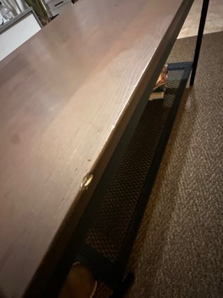 Mesa centro FJÄLLBO Ikea madera y metal