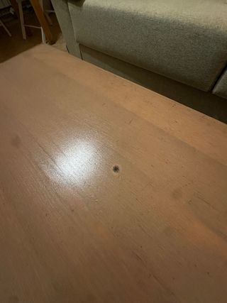 Mesa centro FJÄLLBO Ikea madera y metal