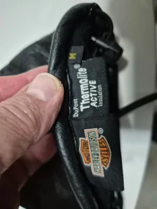 Guantes Harley-Davidson Impermeables Negros