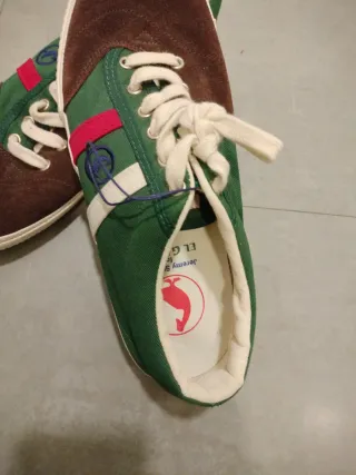 Zapatillas El Ganso Marrón y Verde