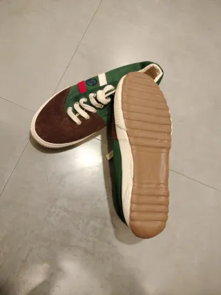 Zapatillas El Ganso Marrón y Verde
