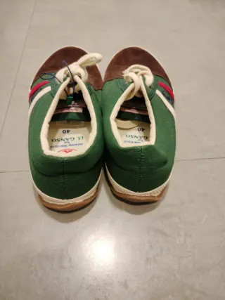 Zapatillas El Ganso Marrón y Verde