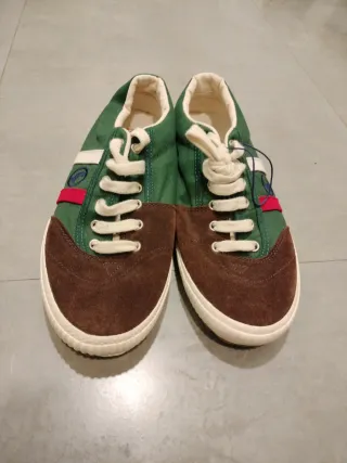 Zapatillas El Ganso Marrón y Verde