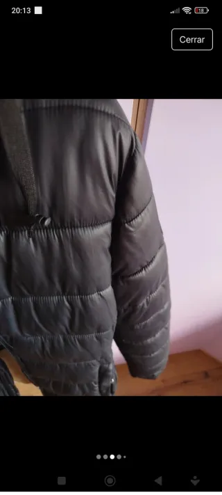 Plumífero Pepe Jeans Mujer Negro y Beige