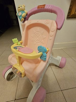 Andador infantil Fisher-Price rosa