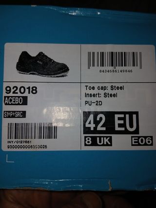 Zapato seguridad Robusta Acebo Talla 42