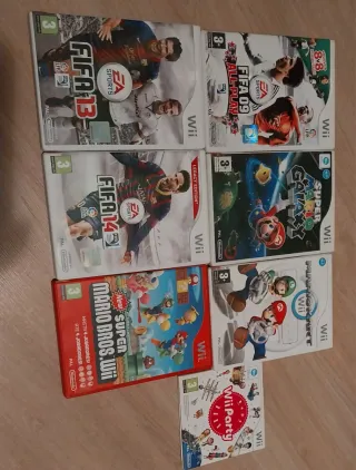 Lote 6 Giochi Wii: FIFA, Mario, Wii Party