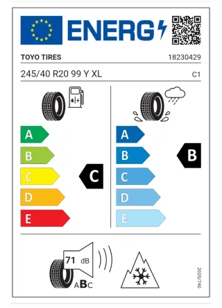 Neumáticos TOYO 245/40/20 AS