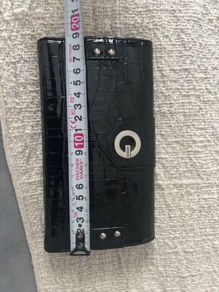 Cartera Guess Negra Cocodrilo