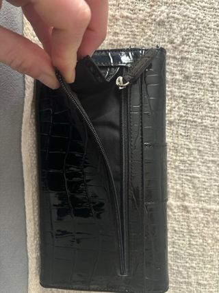 Cartera Guess Negra Cocodrilo