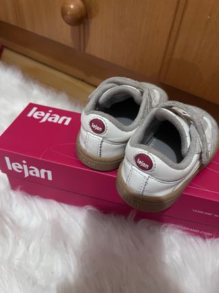 Zapatillas Lejan Niños Gris/Blanco