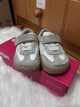 Zapatillas Lejan Niños Gris/Blanco