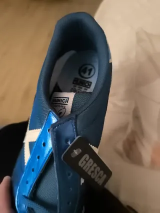 Zapatillas Munich Gresca Fútbol Sala Azul
