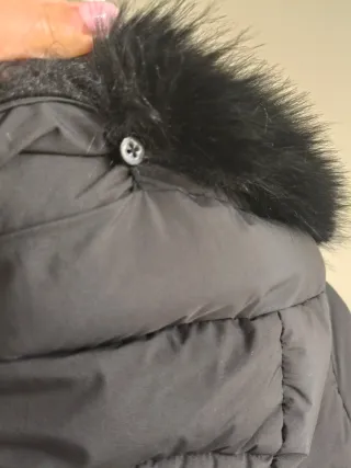 Plumífero largo Mango negro También sirve una S