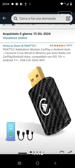 Adattatore Wireless Car M9XTTLY