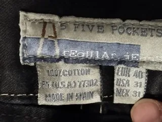 Pantalón vaquero negro