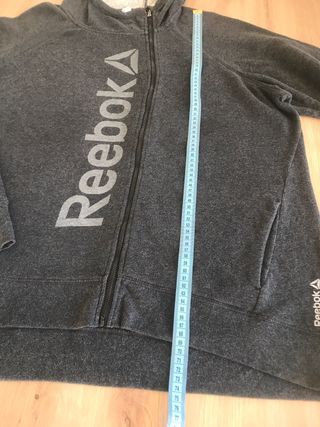 Sudadera Reebok Mujer XXL Gris Capucha