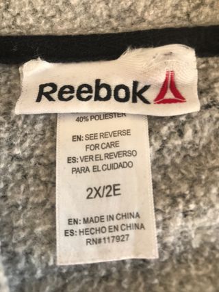 Sudadera Reebok Mujer XXL Gris Capucha