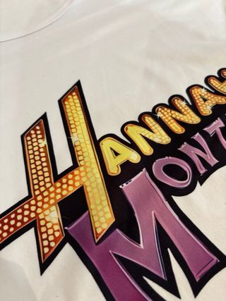 Camiseta Hannah Montana y manguitos