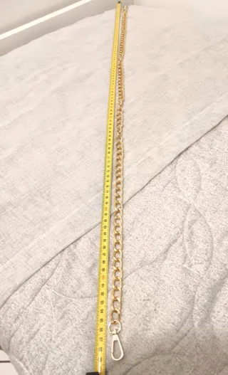 Catena dorata per borsa