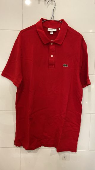 Camisa Polo Lacoste Roja