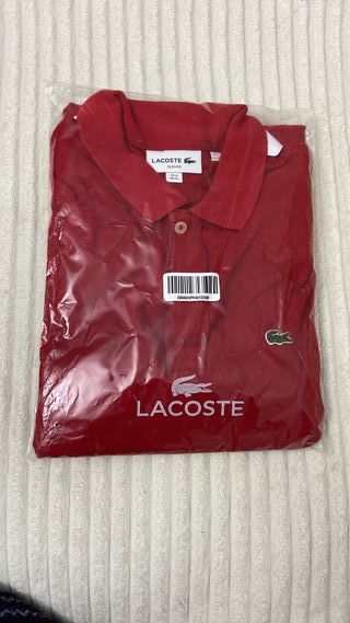 Camisa Polo Lacoste Roja