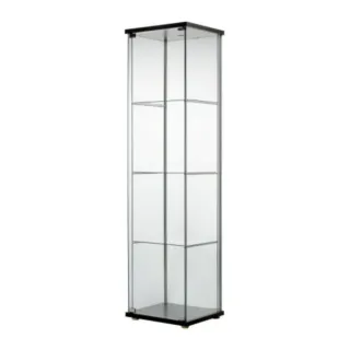 Vitrina Detolf Ikea Cristal Negra