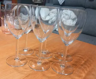 Copas de cristal elegantes