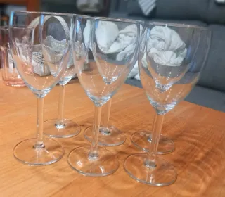 Copas de cristal elegantes