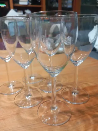 Copas de cristal elegantes